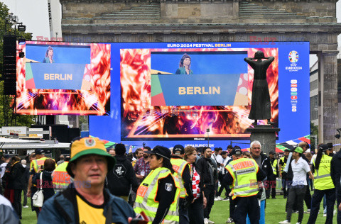 Euro 2024 - kibice na ulicach i strefy kibica
