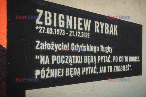 Mural Zbigniewa Rybaka w Gdyni