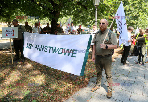 Ogólnopolski protest leśników