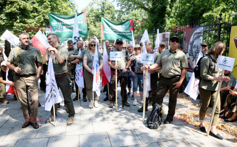 Ogólnopolski protest leśników