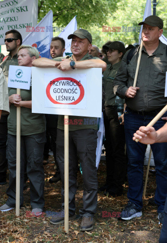 Ogólnopolski protest leśników