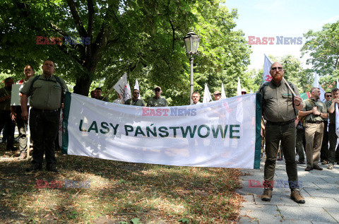 Ogólnopolski protest leśników