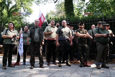 Ogólnopolski protest leśników