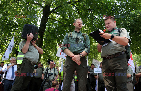 Ogólnopolski protest leśników