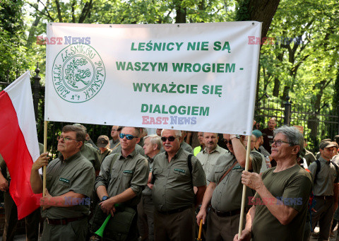 Ogólnopolski protest leśników