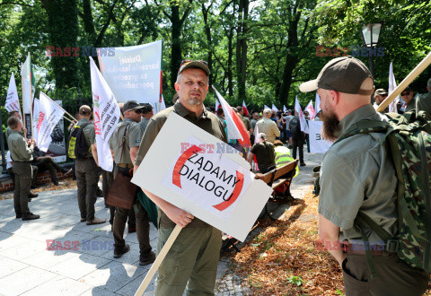 Ogólnopolski protest leśników