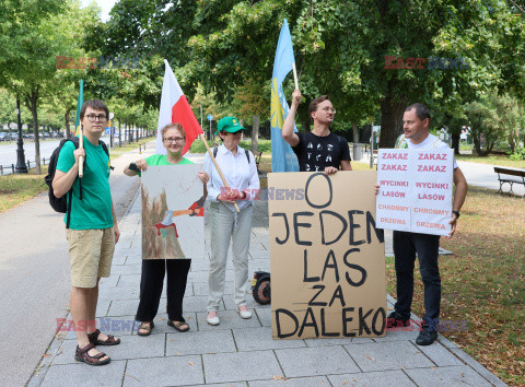 Ogólnopolski protest leśników