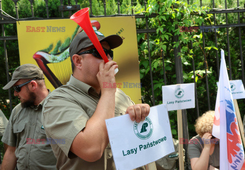 Ogólnopolski protest leśników