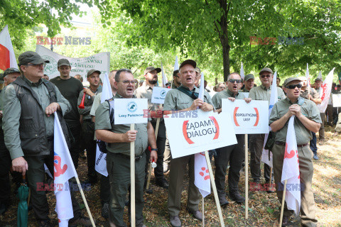 Ogólnopolski protest leśników