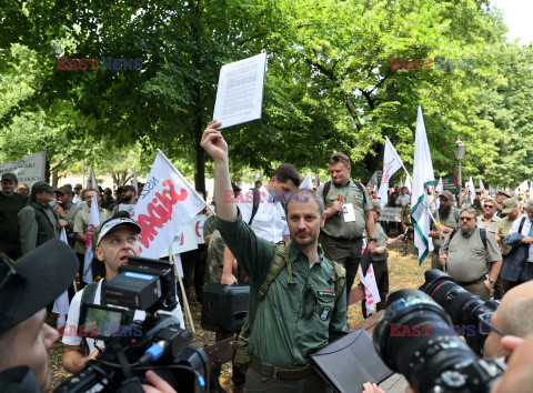 Ogólnopolski protest leśników