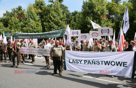 Ogólnopolski protest leśników