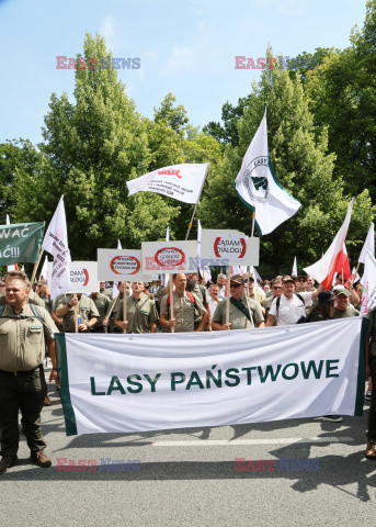 Ogólnopolski protest leśników