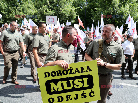 Ogólnopolski protest leśników