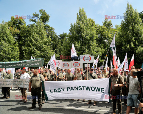 Ogólnopolski protest leśników