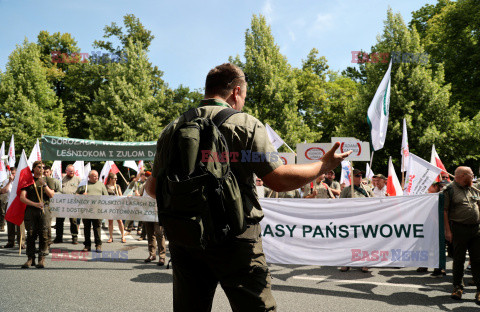 Ogólnopolski protest leśników