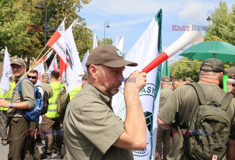 Ogólnopolski protest leśników