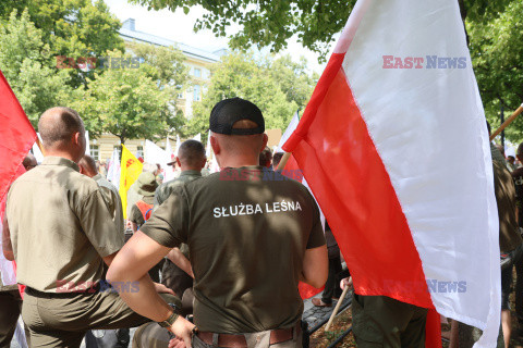 Ogólnopolski protest leśników