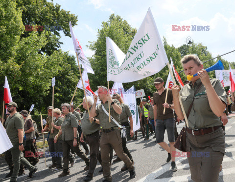 Ogólnopolski protest leśników