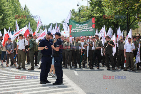 Ogólnopolski protest leśników