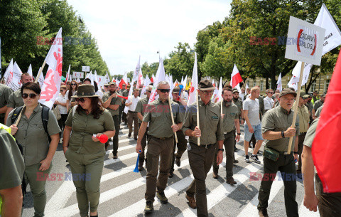 Ogólnopolski protest leśników