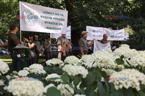 Ogólnopolski protest leśników