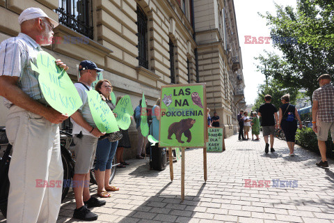 Ogólnopolski protest leśników