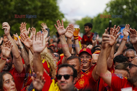 Euro 2024 - kibice na ulicach i strefy kibica
