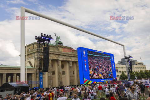 Euro 2024 - kibice na ulicach i strefy kibica
