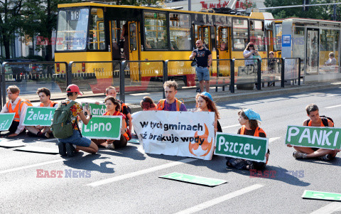 Ostatnie Pokolenie zablokowało Marszałkowską