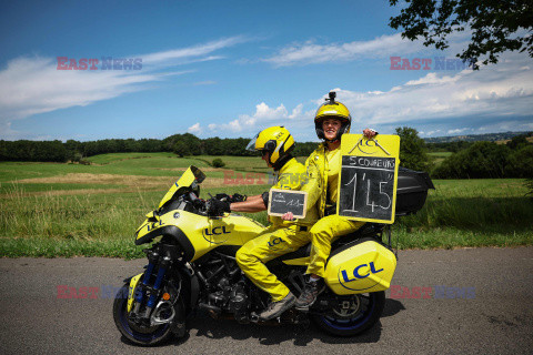 Miłośnicy wyścigu Tour de France