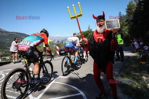 Miłośnicy wyścigu Tour de France