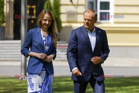 Konferencja premiera i ministry pracy, rodziny i polityki społecznej