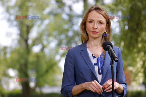 Konferencja premiera i ministry pracy, rodziny i polityki społecznej