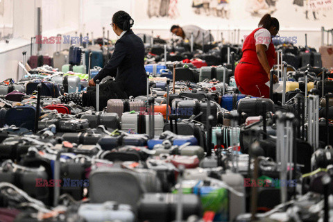 Bagaże linii Delta Airlines czekają na swoich właścicieli