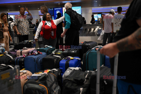 Bagaże linii Delta Airlines czekają na swoich właścicieli