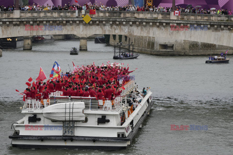 Paryż 2024 - Ceremonia otwarcia