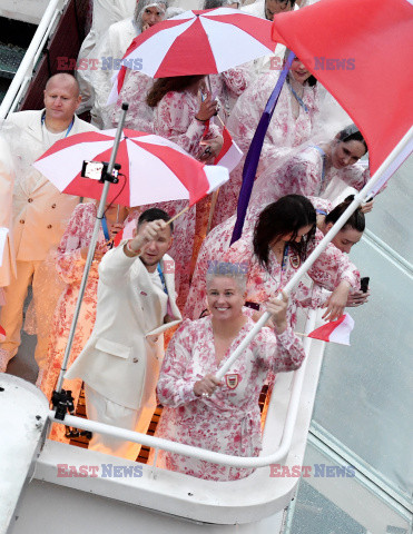 Paryż 2024 - Polacy na ceremonii otwarcia