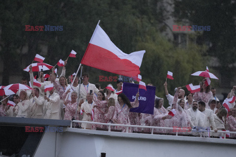 Paryż 2024 - Polacy na ceremonii otwarcia