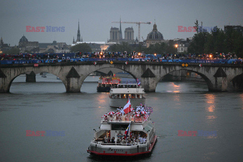 Paryż 2024 - Polacy na ceremonii otwarcia