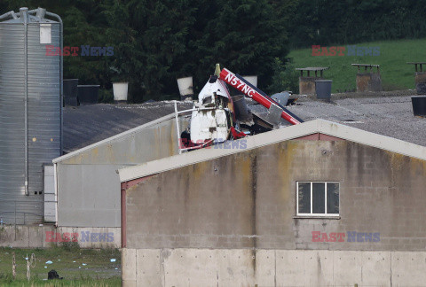 Helikopter spadł na budynek w Irlandii