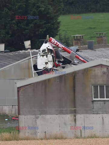 Helikopter spadł na budynek w Irlandii