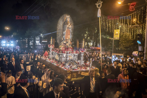 Festiwal i parada Matki Bożej z Guadalupe w Gwatemali