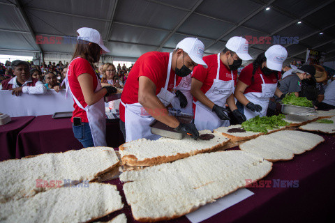 Rekordowa meksykańska torta wykonana w 2 minuty i 10 sekund