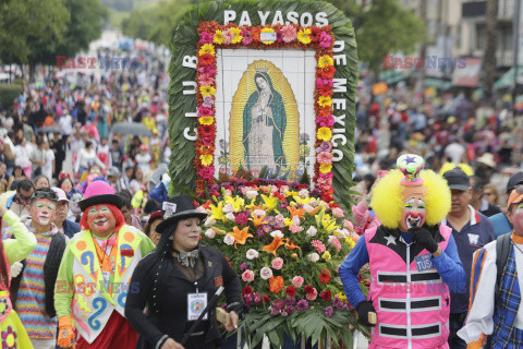 Festiwal i parada Matki Bożej z Guadalupe w Gwatemali