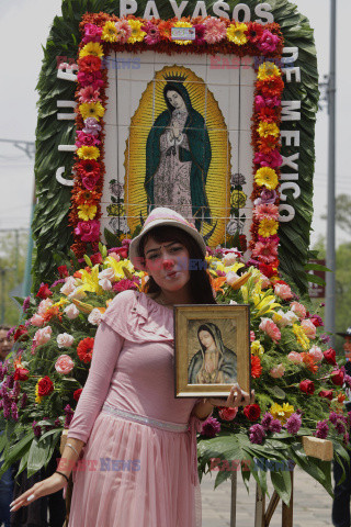 Festiwal i parada Matki Bożej z Guadalupe w Gwatemali