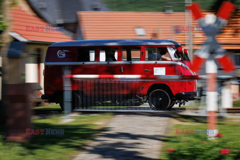 Szynowy Volkswagen Bulli z 1955 roku