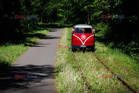 Szynowy Volkswagen Bulli z 1955 roku