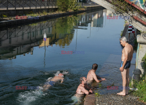 Kąpiele w mediolańskich kanałach