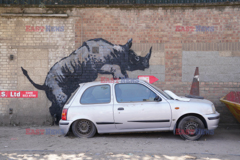 Kolejne murale przypisywane Banksy'emu