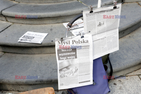 Protest katechetów w Warszawie